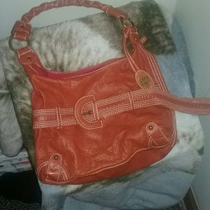 Red purse by Marc Ecko